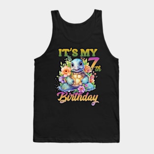 I'm turtley adorable birthday Tee Baby turtle birthday gift Cute turtle birthday top Tank Top